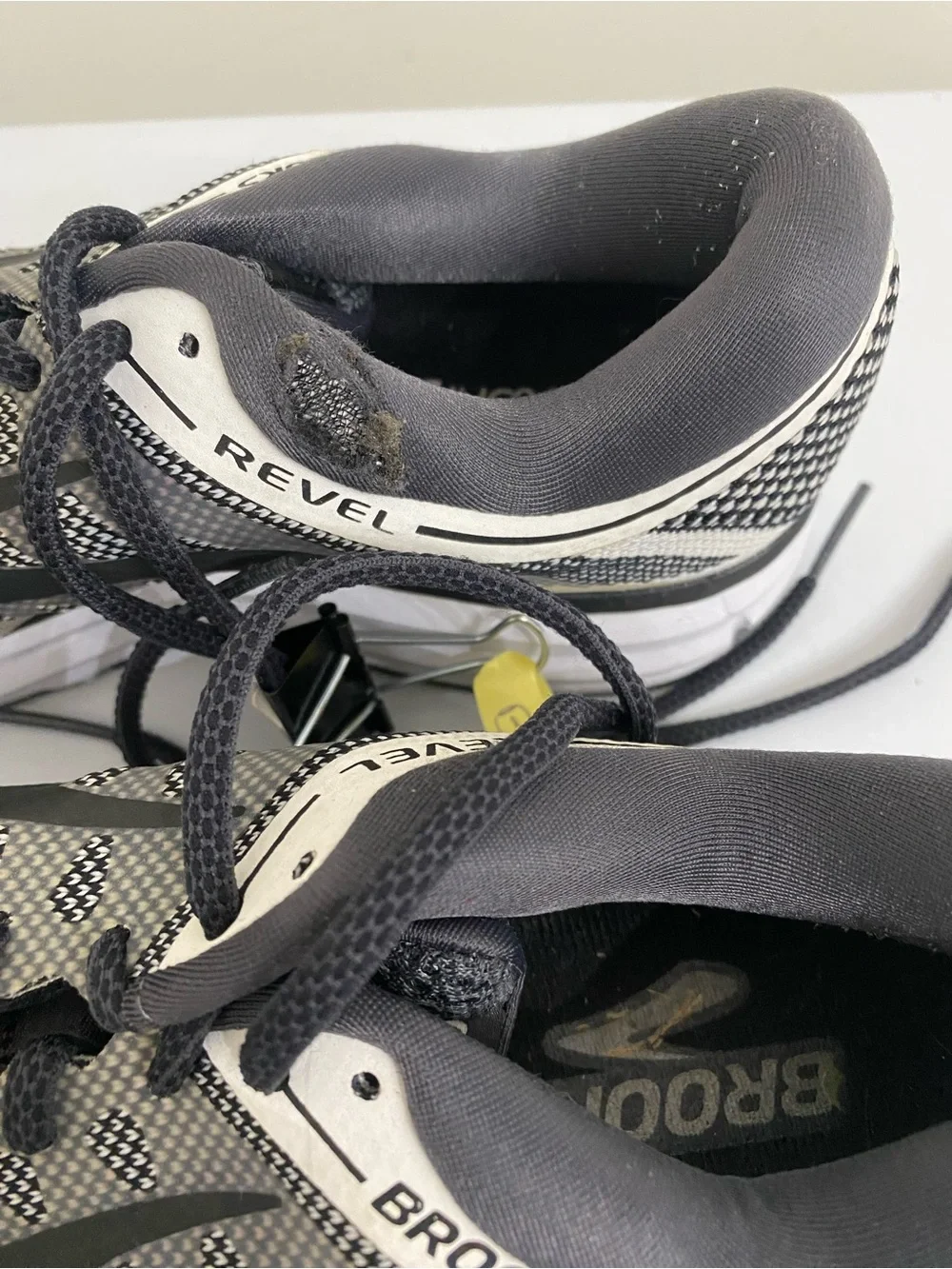 Skechers Women’s Revel Black Gray and Cream Athletic Shoes